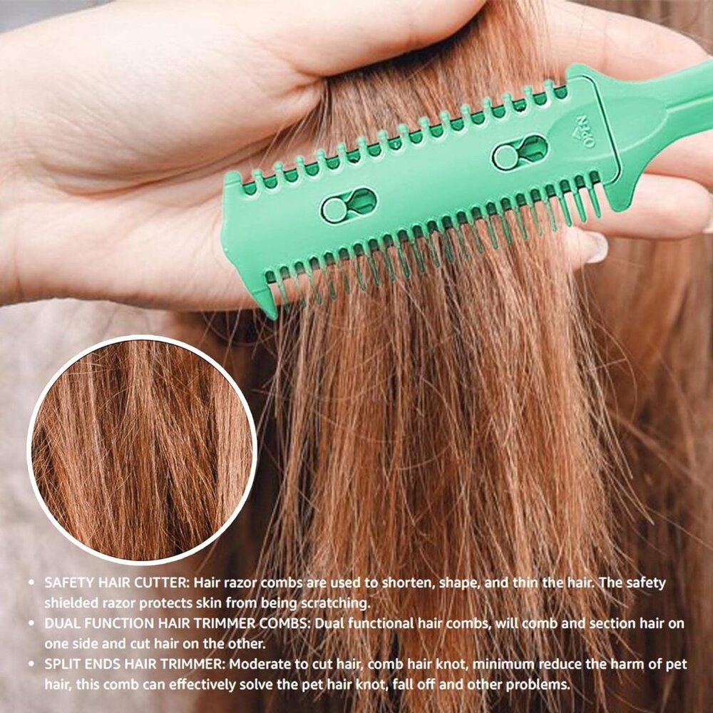 3 Pack Haircut Razor Comb- Double Sided Razor - Picture 2 of 7